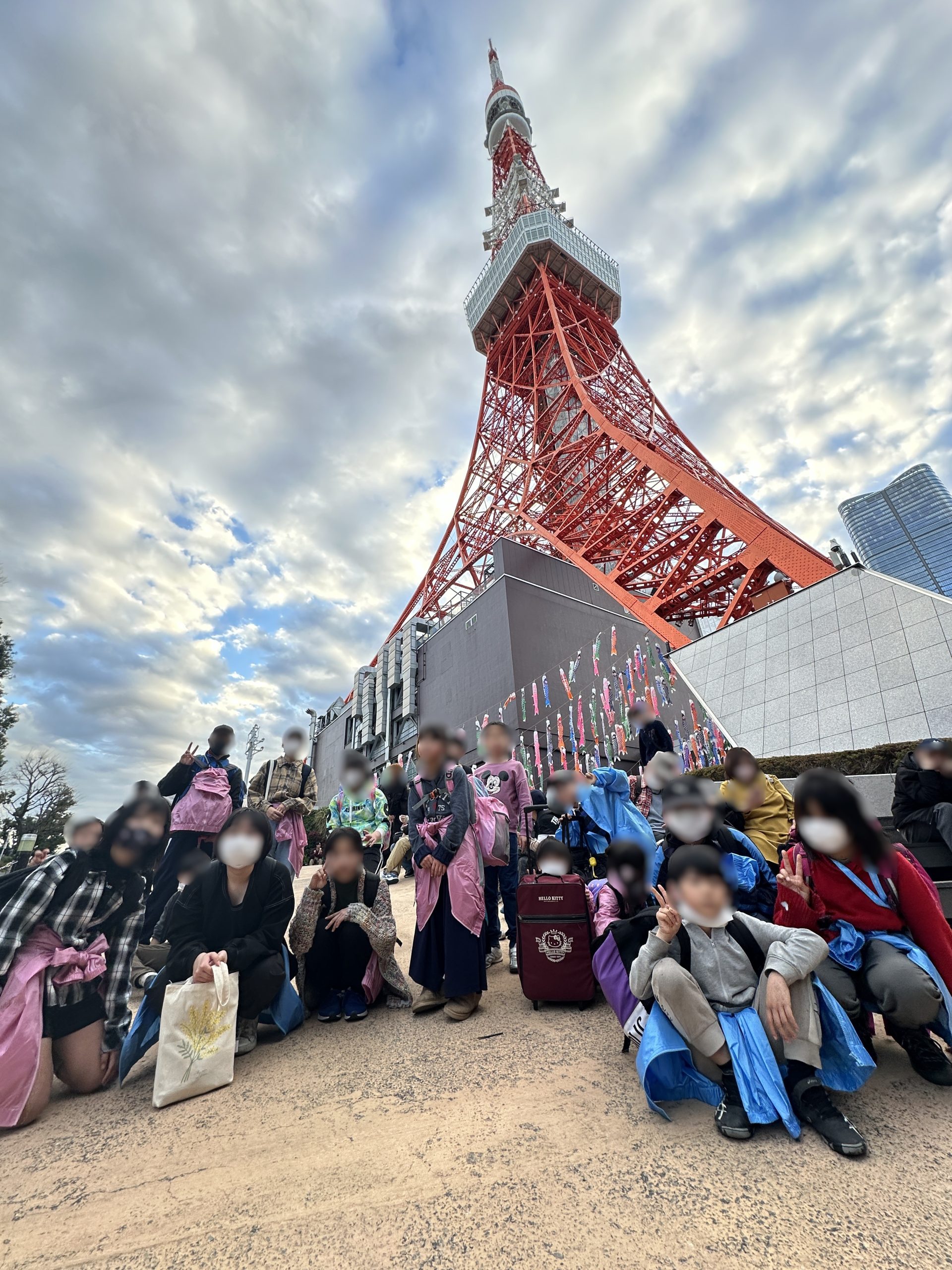 東京タワーでの集合写真